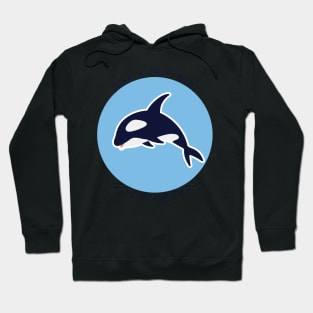 Just A Guy Who Loves Orcas - Whales Sea Ocean lover Gift Hoodie